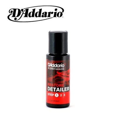 小叮噹的店- D'Addario 美國製 Restore Detailer 1oz.深層清潔液 樂器保養用品PL-01S
