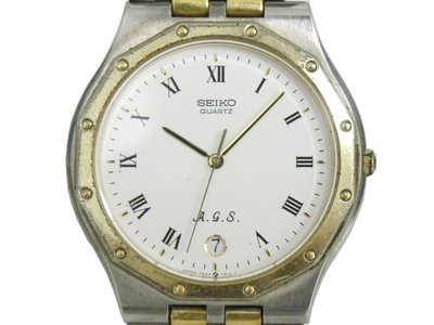 [專業] 動能錶 [SEIKO 815043] 精工圓型時尚人動電能錶[白色面+日期]時尚/商務/軍錶