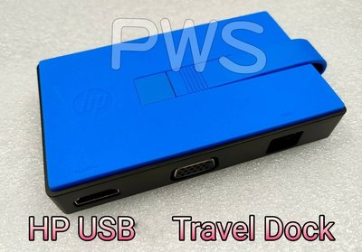 ☆【HP USB Travel Mini Dock 底座 船塢 擴充座 HDMI VGA USB3.0 RJ45】☆