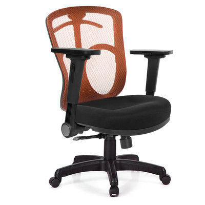 GXG 短背半網 電腦椅 (4D平面摺疊扶手)  型號096 E1H