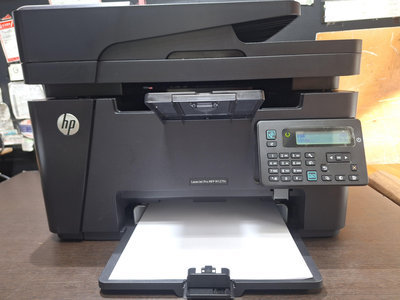 HP LaserJet Pro MFP M127fn黑白雷射事務機 (影印/列印/傳真/掃描)