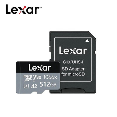 【Lexar 雷克沙】Professional 1066x MicroSDXC V30 64GB 128GB 256GB 512GB UHS-I  記憶卡