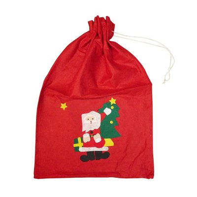 特大耶誕聖誕老人禮物袋束口袋收納袋 特大款不織布禮物袋