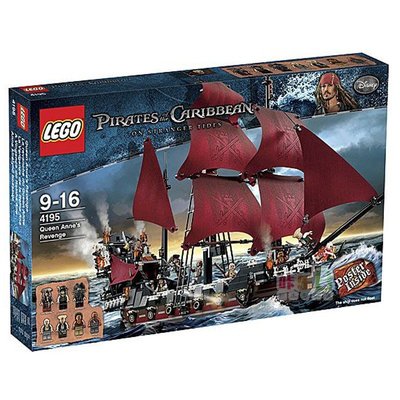 新風小鋪-LEGO樂高積木加勒比海盜船安妮女王復仇號4195玩具絕版稀有模型