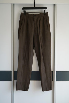 Yohji Yamamoto 96aw 脫色期反光條紋西褲