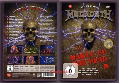 麥格戴斯 Megadeth - Wakin'Up The Dead Live On Stage (DVD)