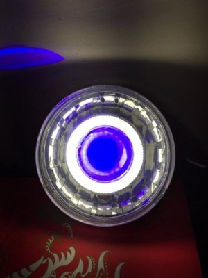 魅力 many 100 110 LED魚眼大燈總成 天使眼 魔鬼眼 (非HID) 日行燈