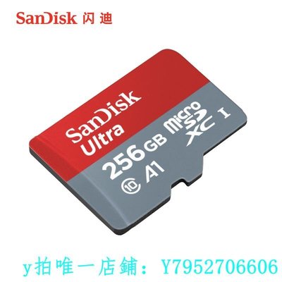 熱銷 記憶卡閃迪tf卡256g內存卡class10高速switch游戲機內存監控存儲手機卡