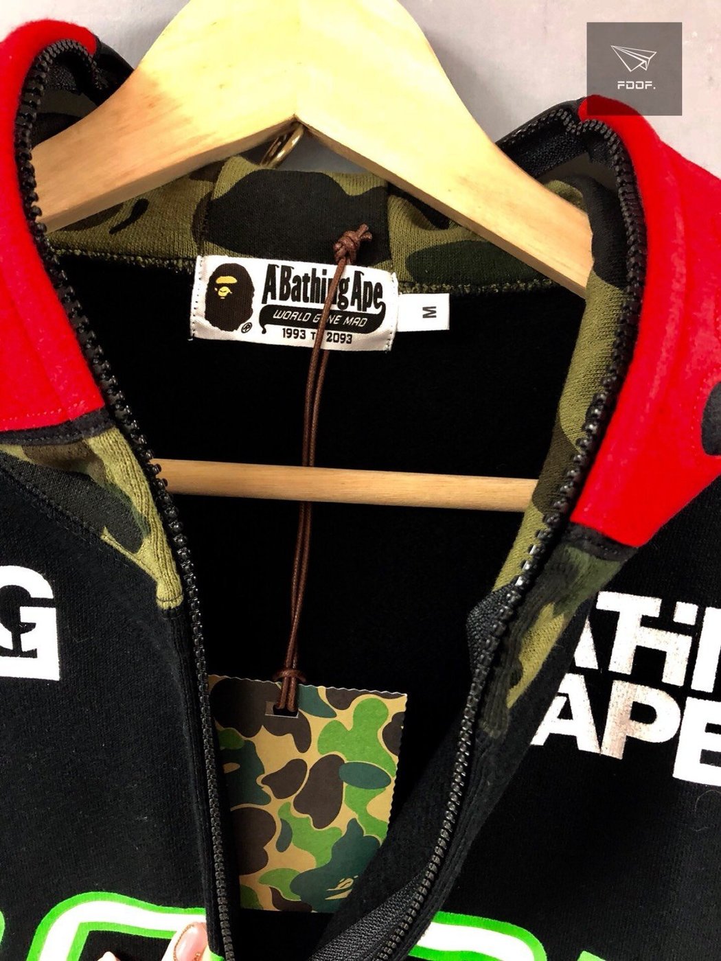 FDOF] BAPE BMX MASK FULL ZIP HOODIE 黑色外套假面帽夾日本公司貨| 奇摩拍賣