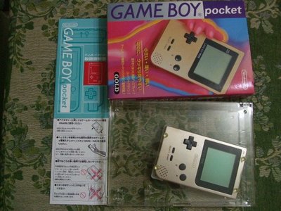 『懷舊電玩食堂』《正日本原版》【GAME BOY Pocket】實體拍攝 GB Pocket 主機 盒書