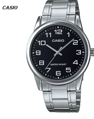 CASIO 手錶簡潔大方-時、分、秒針設計MTP-V001D-1 CASIO公司貨附發票~