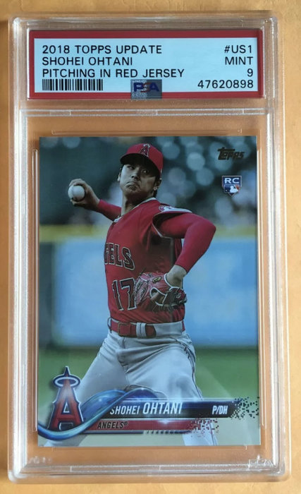 大谷翔平 2018 Topps Update Angels PSA9 2枚-