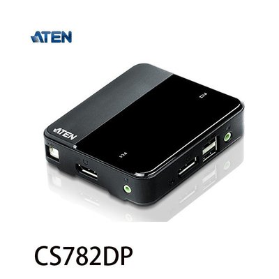 【MR3C】含稅 ATEN宏正 CS782DP 2埠 KVM 電腦 切換器 USB DP Audio CS-782DP