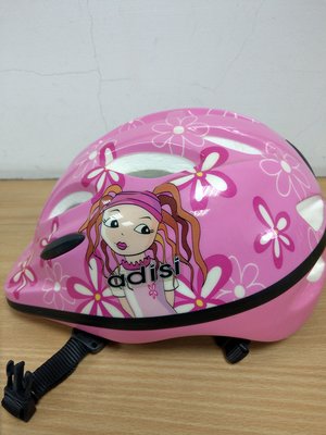 Adisi兒童安全帽(自行車)粉紅色,二手品.新舊如圖