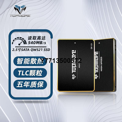TOPMORE達墨QW521-512GB固態硬碟筆電桌機SSD高速2.5寸sata3