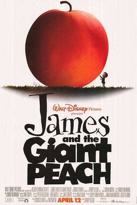 飛天巨桃歷險記 (James and the Giant Peach) -迪士尼- 美國原版雙面電影海報(1996年B)