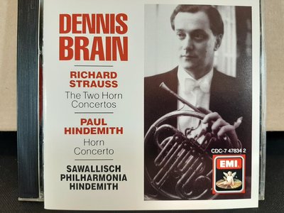 Brain,Sawallisch,R.Strauss & Hindemith-Horn.c布萊恩法國號，沙瓦利許指揮，理查史特勞斯&亨德密特-法國號協奏曲，如新