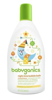 【彤彤小舖】BabyGanics 寶寶 甜睡潔淨泡泡浴 香橙花 354ml 美國品牌