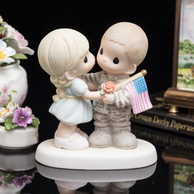 【吉事達】美國Precious Moments水滴娃娃2007年永恆戀曲 結婚婚慶禮品陶瓷公仔擺飾