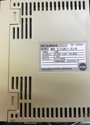 (泓昇) 三菱 MITSUBISHI MR-C系列 伺服驅動器 MR-C10A1-S14 ( THK NSK )