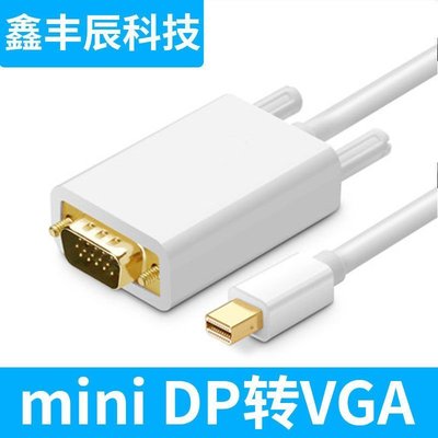 mini dp轉vga轉接線轉換器高清1080P視頻連接線~新北五金線材專賣店