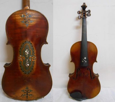 歐洲百年古董小提琴5‧歐洲百年古董琴‧罕見漂亮的古董小提琴.歡迎交換樂器或換烏克麗麗