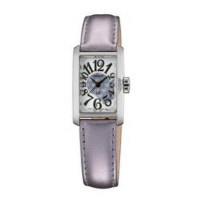 「官方授權」ORIENT東方錶 女 皮帶時尚紫 石英腕錶 (WI0121UB) 30.5mm