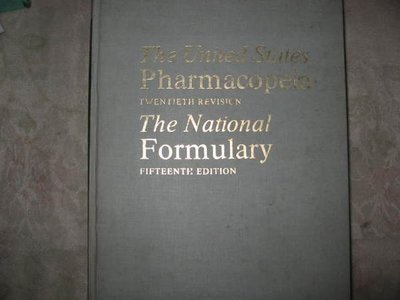 二姑書坊 :    The  United  States  Pharmacopeia  The  National  Formulary