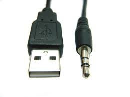 USB公頭/3.5mm公 硬碟連接12V汽車/CD player aux 汽車用音源線/mp3轉接線/訊號線
