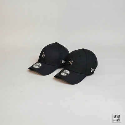 貳柒商店) New Era 9FORTY 940 MLB 黑色 老帽 帽子 NY 洋基 LA 道奇隊 金屬小Logo