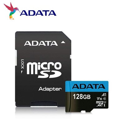 【公司貨】威剛 Premier 128G microSDXC UHS-I A1 C10 記憶卡 (ADC10-128G)