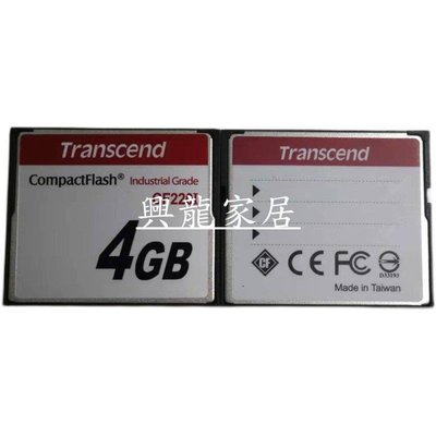 95折免運上新記憶卡Transcend創見 CF 4G CF220I工業級SLC寬溫內存卡TS4G數控機床4GB免運