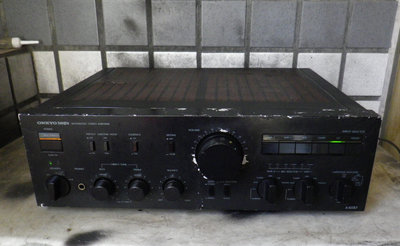 日本製 ONKYO A-8087 立體聲100瓦輸出綜合擴大機 ( MC/MM唱頭)