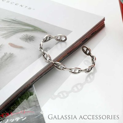 G.A S925純銀Minimalist 極簡手環手鍊手鐲- 舊巴黎 BR024純銀 飾品 聖誕 禮物