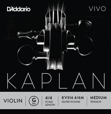 小叮噹的店 -小提琴弦 (第四弦 G弦) 美國 D'Addario Kaplan Vivo KV314