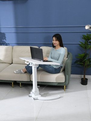折疊升降電腦辦公桌站立式升降工作臺可移動學習書桌子