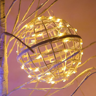 led藤球燈戶外圓球燈景觀掛樹球燈戶外工程亮化彩燈串