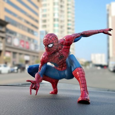 【Marvel】超級英雄 蜘蛛人 漫威周邊蜘蛛人車蜘蛛人公仔 玩具 手辦模型創意汽車擺件 英雄歸來 蛋糕裝飾品