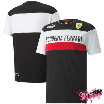 ♚賽車手的試衣間♚ Scuderia Ferrari Race SDS T-Shirt Puma 黑色 上衣 短袖