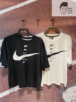 【AND.】NIKE Short-Sleeve Top 短T 寬鬆 運動 休閒 女款 白CU5683-100/黑010