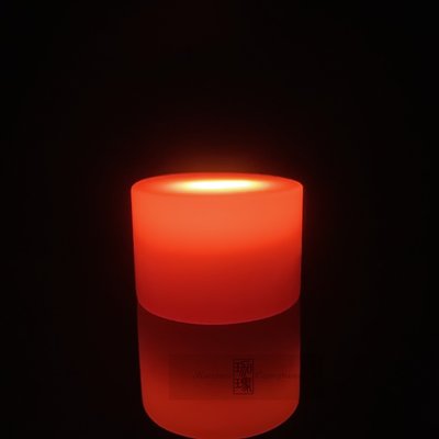 珈瑪-6小時LED蠟燭燈-小型*1粒(USB充電附電源線)-紅色LED純蠟蠟燭防水電子蠟燭燈 供佛燈 充電式蠟燭充電蠟燭