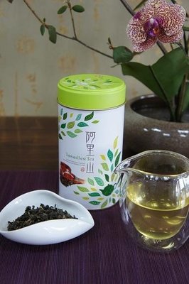 【癮茶谷】阿里山綠茶（150g/球形）