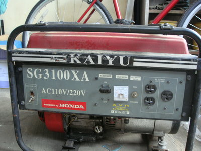寄賣品二手 本田 HONDA 發電機 KAIYU 凱友 SG3100XA 3100W