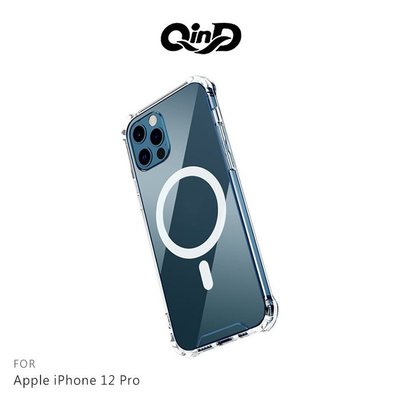 魔力強【QinD四角防摔磁吸殼】Apple iPhone 12 Pro 6.1吋 防摔殼 四角氣囊 支援磁吸無線充電