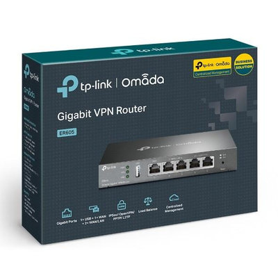 @電子街3C特賣會@全新 TP-LINK Omada ER605 Gigabit VPN 路由器 分享器