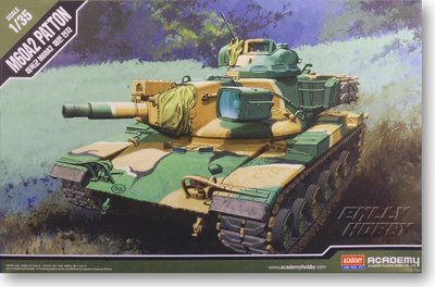 愛德美拼裝戰車模型13296 1/35 美國M60A2 巴頓Patton 坦克