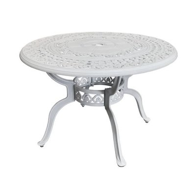 ╭☆雪之屋☆╯ 大桌面鑄鋁圓桌(DIY自組)/戶外休閒桌椅T-Z106D