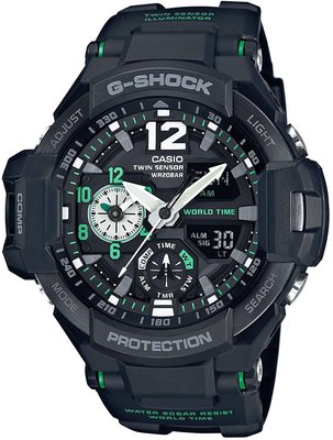 日本正版 CASIO 卡西歐 G-SHOCK GA-1100-1A3JF 男錶 男用 手錶 日本代購