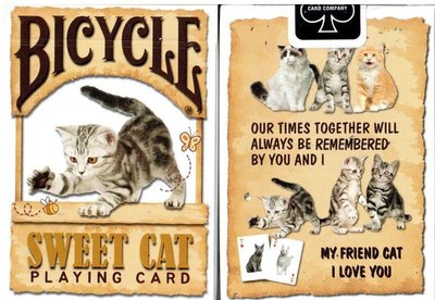 【USPCC撲克】BICYCLE SWEET CAT PLAYING CARDSS102982