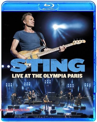 高清藍光碟 Sting Live At The Olympia Paris (藍光BD25G)